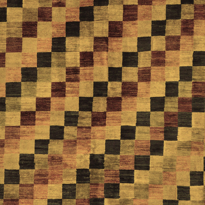 Machine Washable Oriental Brown Modern Rug, wshabs284brn
