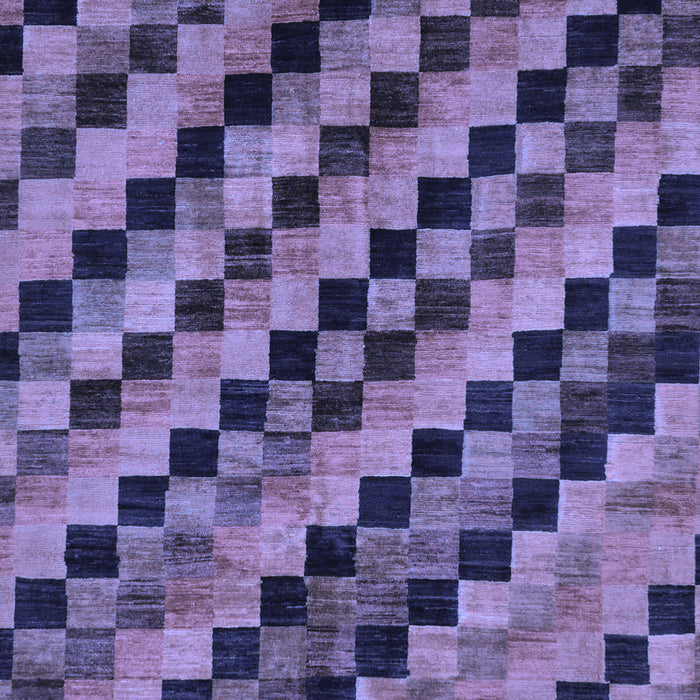 Machine Washable Oriental Blue Modern Rug, wshabs284blu
