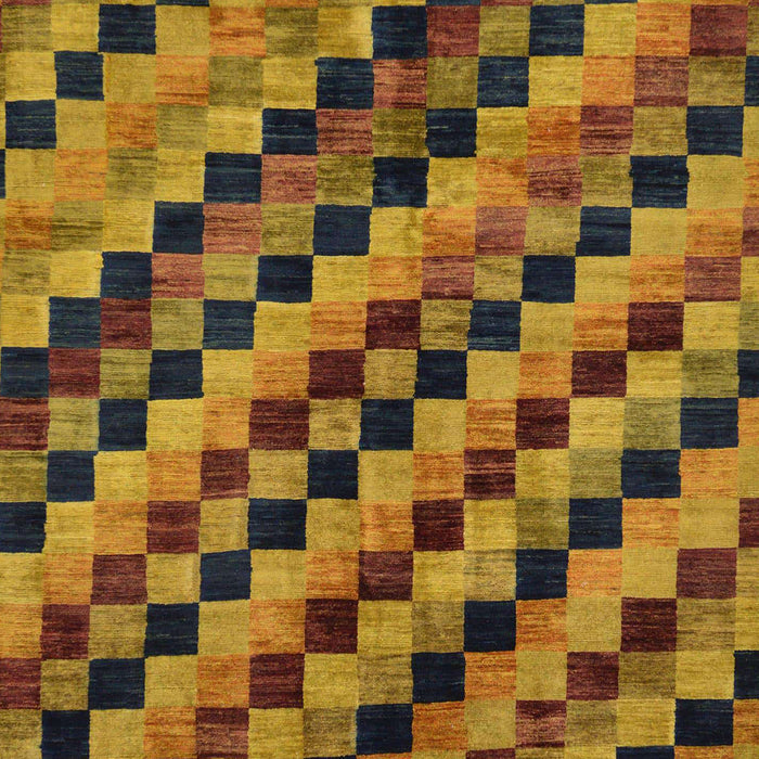 Machine Washable Abstract Red Brown Rug, wshabs284