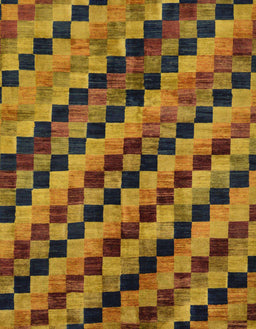 Abstract Red Brown Oriental Rug, abs284