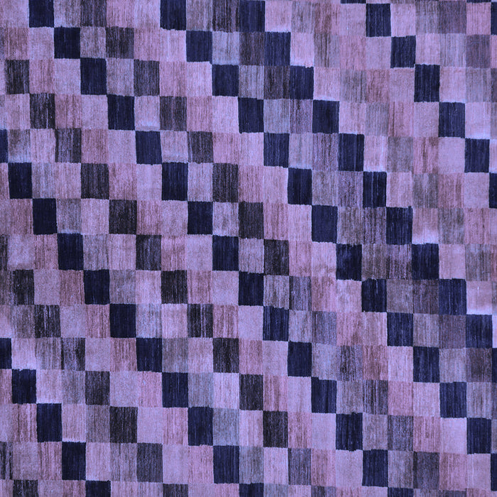 Square Machine Washable Oriental Blue Modern Rug, wshabs284blu