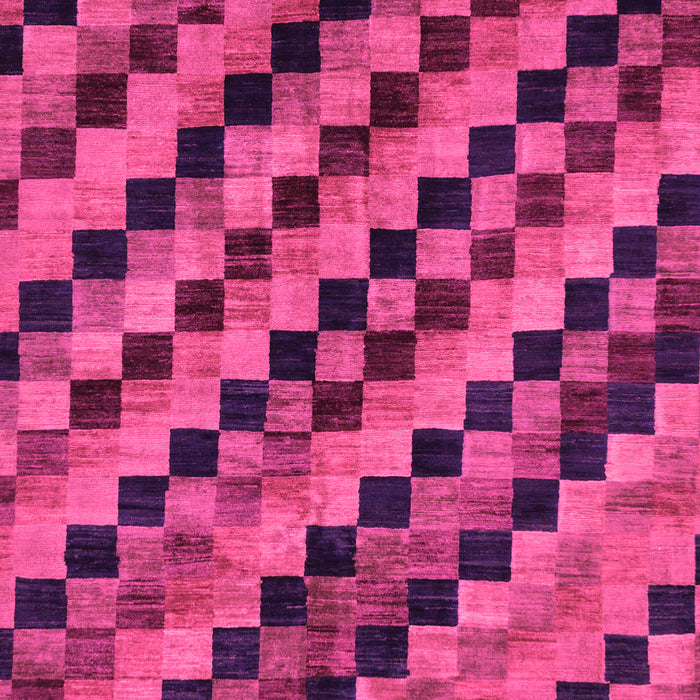 Machine Washable Oriental Pink Modern Rug, wshabs284pnk