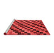 Modern Red Washable Rugs