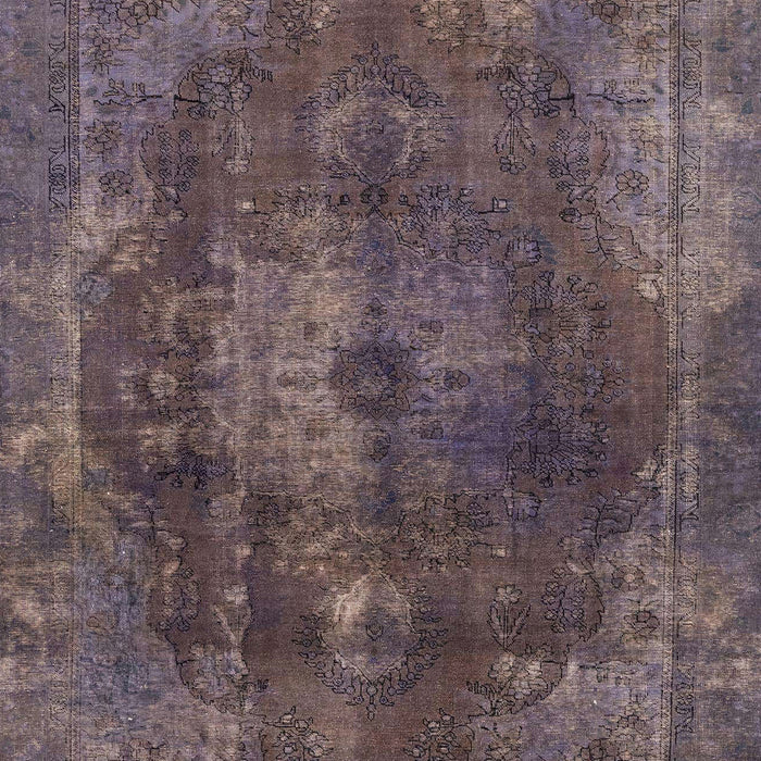 Machine Washable Abstract Rose Dust Purple Rug, wshabs2850