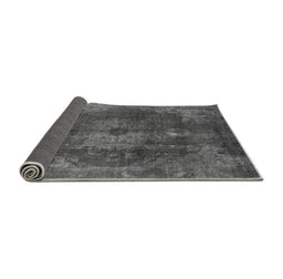 Sideview of Abstract Gray Modern Rug, abs2850gry