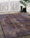 Machine Washable Abstract Rose Dust Purple Rug in a Family Room, wshabs2850