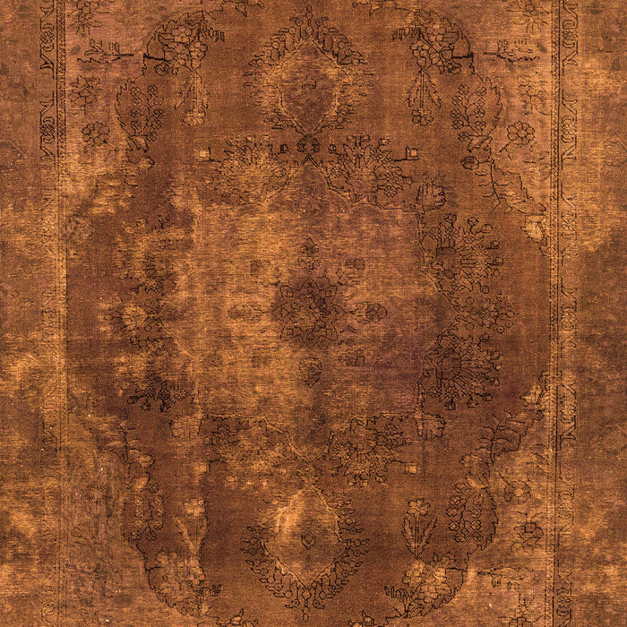 Machine Washable Abstract Orange Modern Area Rugs, wshabs2850org