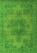 Abstract Green Modern Rug, abs2851grn