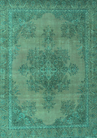 Abstract Turquoise Modern Rug, abs2851turq