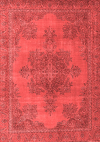 Abstract Red Modern Rug, abs2851red