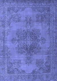 Abstract Blue Modern Rug, abs2851blu