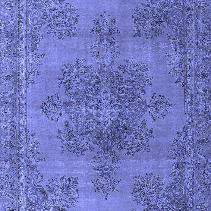 Abstract Blue Modern Rug, abs2851blu