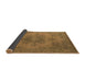 Sideview of Abstract Brown Modern Rug, abs2851brn