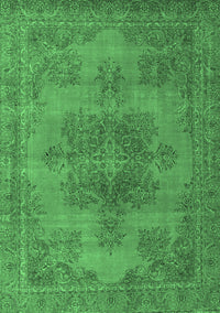 Abstract Emerald Green Modern Rug, abs2851emgrn