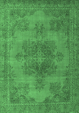 Abstract Emerald Green Modern Rug, abs2851emgrn