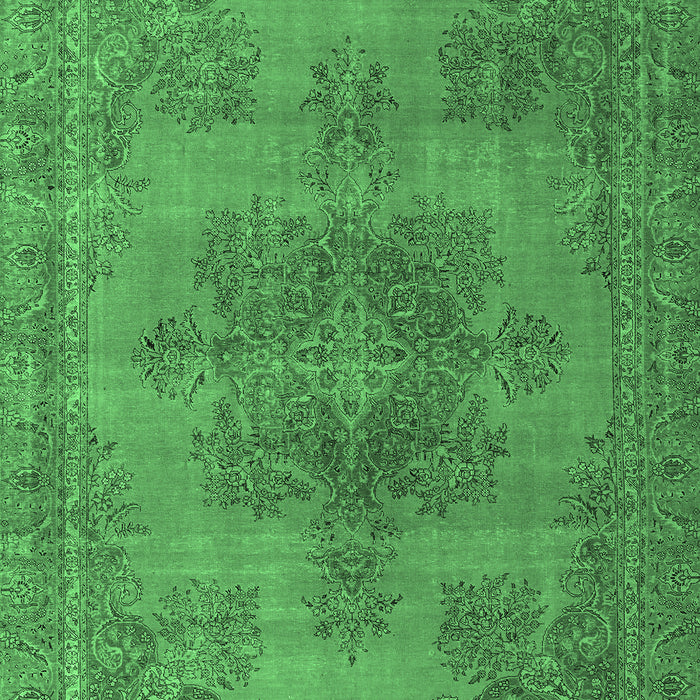 Abstract Emerald Green Modern Rug, abs2851emgrn