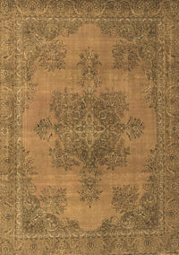 Abstract Brown Modern Rug, abs2851brn