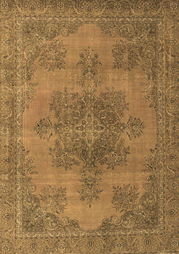 Abstract Brown Modern Rug, abs2851brn