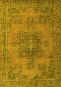 Abstract Yellow Modern Rug, abs2851yw