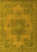 Abstract Yellow Modern Rug, abs2851yw