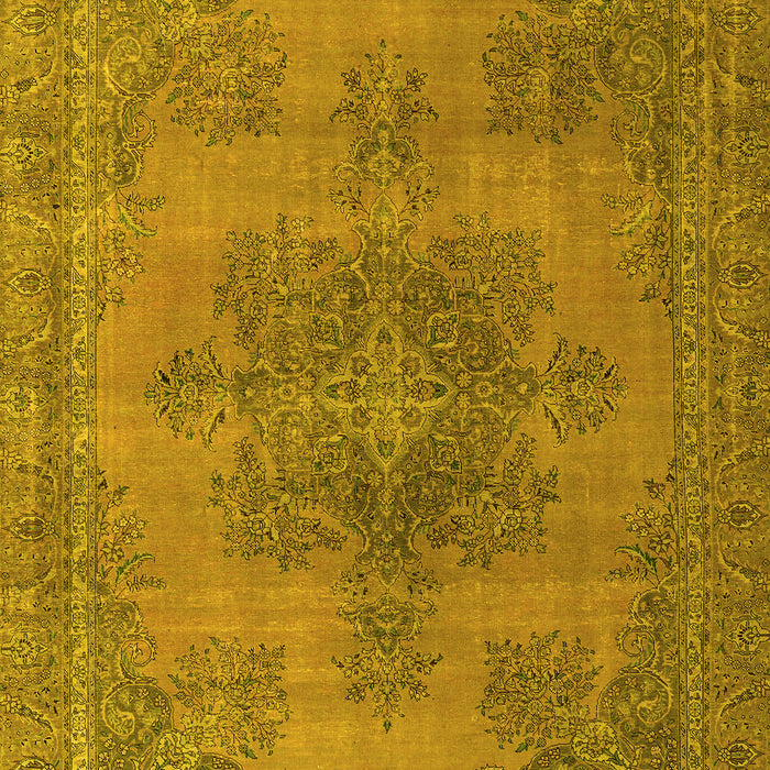 Abstract Yellow Modern Rug, abs2851yw