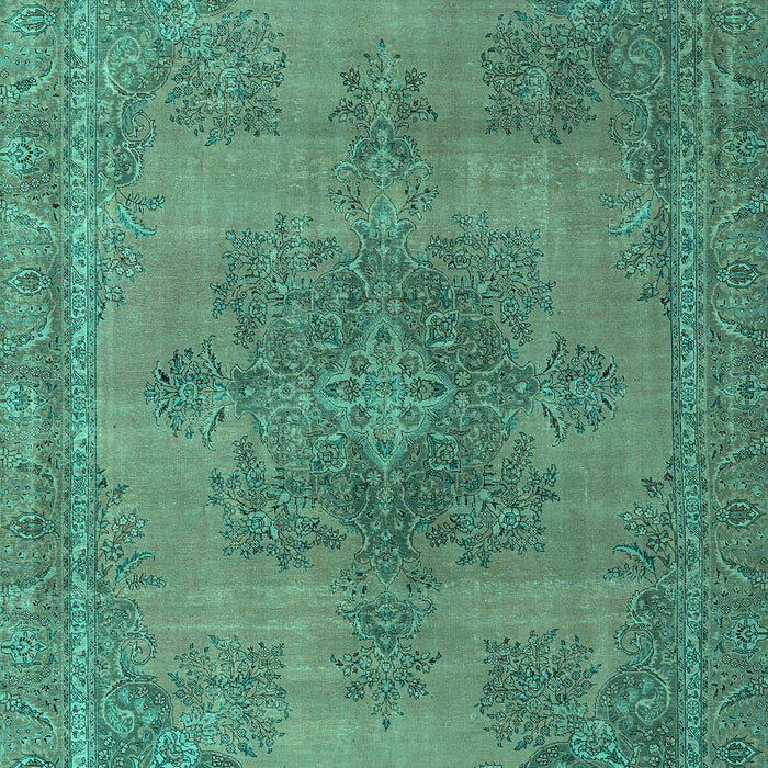 Machine Washable Abstract Turquoise Modern Area Rugs, wshabs2851turq