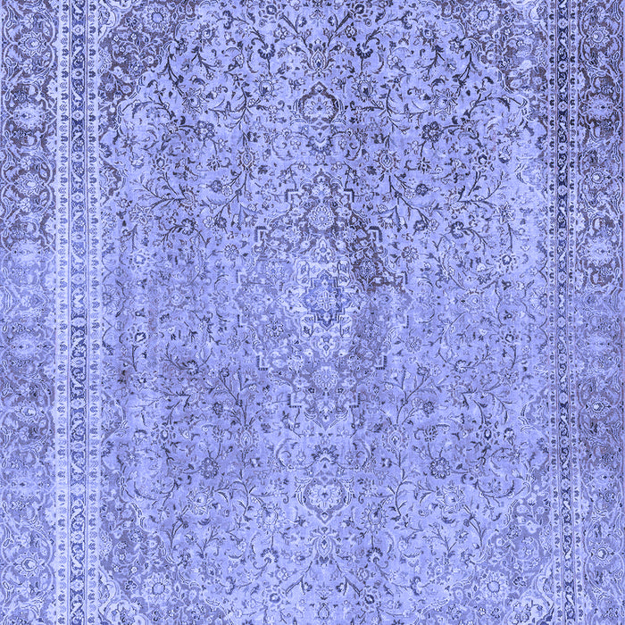 Abstract Blue Modern Rug, abs2852blu