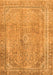 Abstract Orange Modern Rug, abs2852org