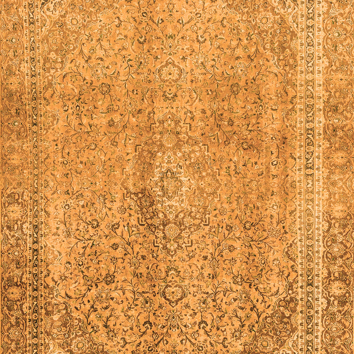 Machine Washable Abstract Orange Modern Area Rugs, wshabs2852org