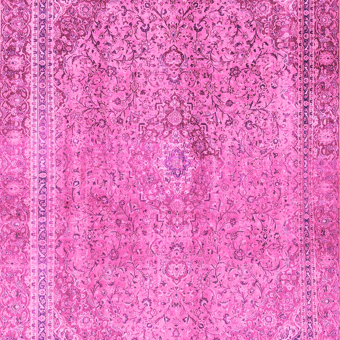 Machine Washable Abstract Pink Modern Rug, wshabs2852pnk