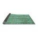 Sideview of Abstract Light Blue Modern Rug, abs2852lblu