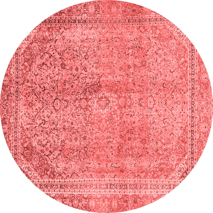 Abstract Red Modern Rug, abs2852red