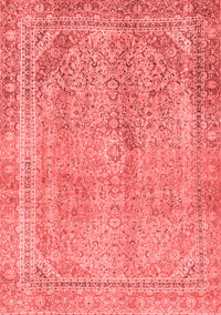 Abstract Red Modern Rug, abs2852red