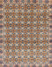 Machine Washable Abstract Brown Rug, wshabs2853