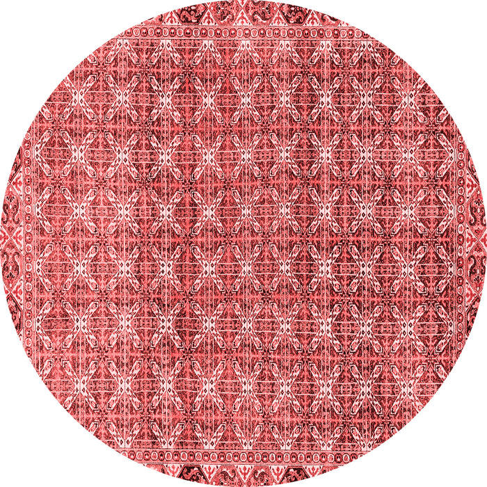 Machine Washable Abstract Red Modern Rug, wshabs2853red