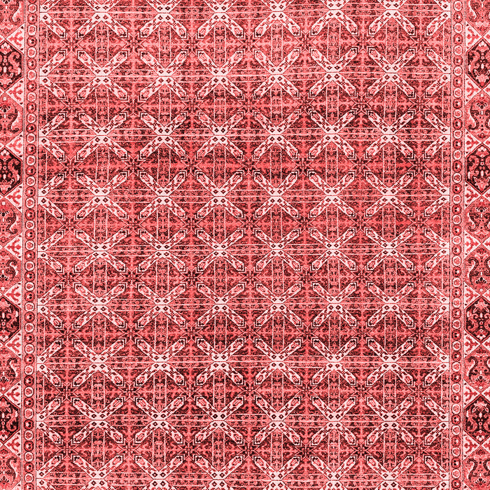 Machine Washable Abstract Red Modern Rug, wshabs2853red