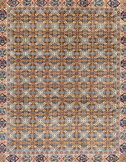 Abstract Brown Modern Rug, abs2853