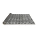 Sideview of Abstract Gray Modern Rug, abs2853gry