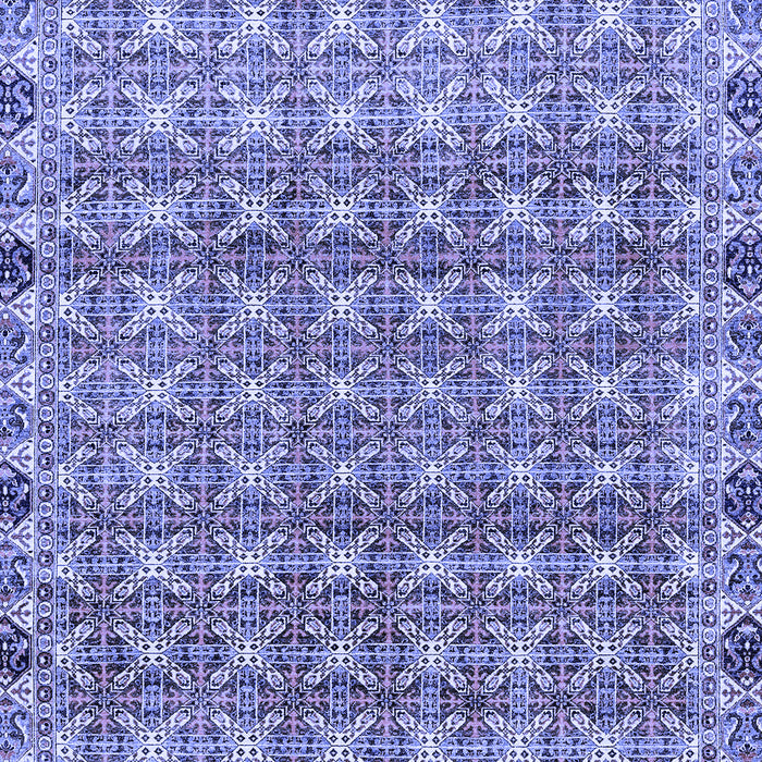 Machine Washable Abstract Blue Modern Rug, wshabs2853blu