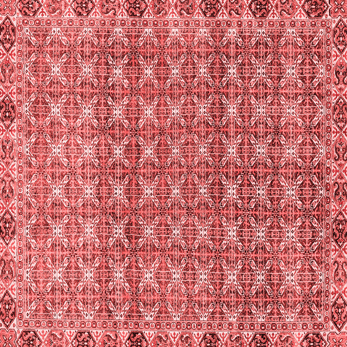 Abstract Red Modern Rug, abs2853red
