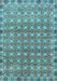 Machine Washable Abstract Light Blue Modern Rug, wshabs2853lblu