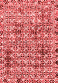 Abstract Red Modern Rug, abs2853red