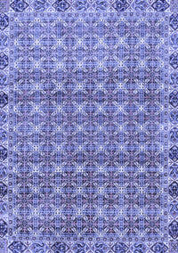 Abstract Blue Modern Rug, abs2853blu