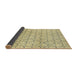 Sideview of Abstract Brown Modern Rug, abs2854