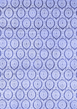 Abstract Blue Modern Rug, abs2854blu