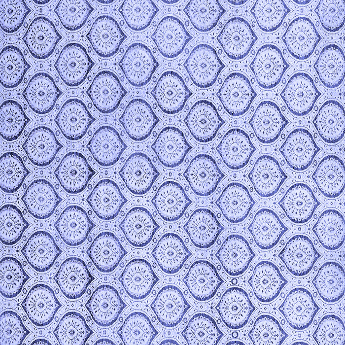 Square Abstract Blue Modern Rug, abs2854blu