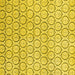 Square Abstract Yellow Modern Rug, abs2854yw