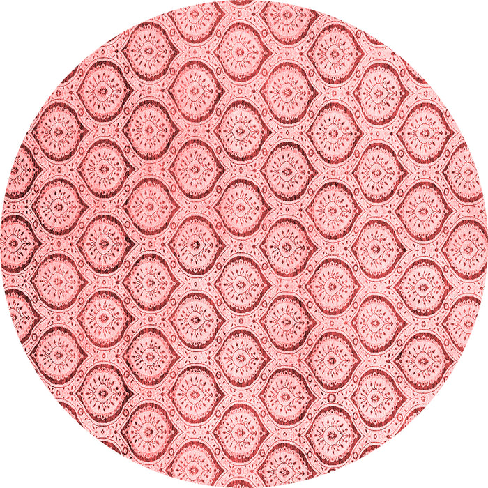 Machine Washable Abstract Red Modern Rug, wshabs2854red