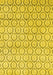 Machine Washable Abstract Yellow Modern Rug, wshabs2854yw