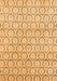 Machine Washable Abstract Orange Modern Area Rugs, wshabs2854org